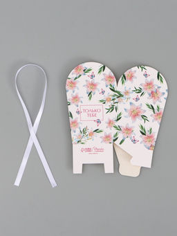 Цена за 5 шт. Бонбоньерка «Лилии», 7.5×8×7.5 см