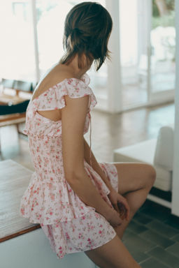 Vestido con cintura nido de abeja - H&m фото 8
