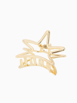 Цена за 2 шт. Крабик для волос «Валери», звезда, 4.5 см, золото