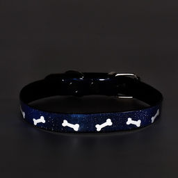 Ошейник со светоотражающим покрытием Косточки, 26-33 х 1,5 см, микс цветов - Пижон фото 10