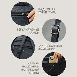 Рюкзак женский из экокожи