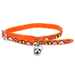 Ошейник универсальный Лето 1х35см, с бубенчиком, силикон, на картоне, цвета микс (Китай)
