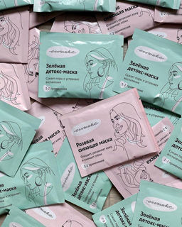 Ecomake Розовая маска, 6 гр  фото 2