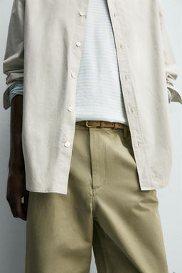 PANTAL?N CHINO STRAIGHT FIT / Verdoso - Zara фото 5