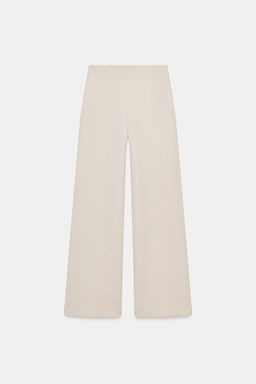 INTERLOCK STRAIGHT-LEG TROUSERS