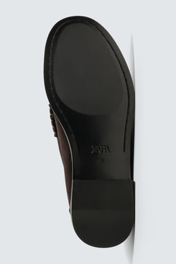 MOCAS?N PIEL ANTIFAZ / Marr?n - Zara фото 4