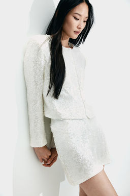 Minifalda de lentejuelas - H&m фото 4