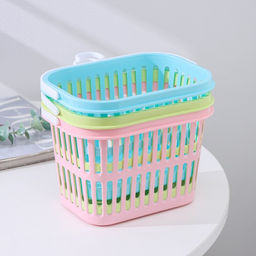 Корзина для хранения с крючком, пластик, 181312 см, МИКС - Simaland фото 4