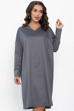 Платье Хюгге (темно-серое) П14121-25М - Lt collection фото 5