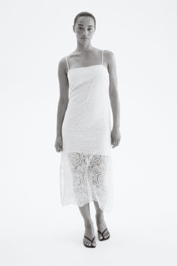 Vestido de encaje con tirantes espagueti - H&m фото 2