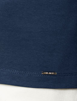 Топ из премиального хлопка с эластаном - Vilatte фото 2