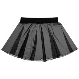 Юбка гимнастическая Grace Dance, на поясе, р. 36, цвет чёрный  фото 7