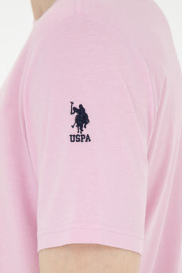 Мужская розовая базовая футболка - U.s. polo assn фото 14