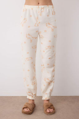 Ekru Tavsan Desenli Polar Orme Pijama Tak?m? THMAW26PT00085 - Trendyolmilla фото 3