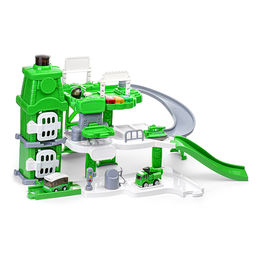 Парковка "Военная техника" зеленая, в коробке