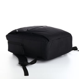 Рюкзак городской на молнии, с USB, 4 кармана, размер 30×12×43 см, чёрный