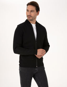 Siyah Regular Fit Triko H_rka