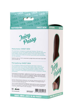 Мастурбатор реалистичный TOYFA Juicy Pussy Sweet Dew, вагина, TPR, телесный, 17 см  фото 6