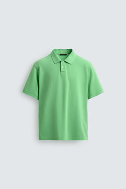 POLO PIQU? REGULAR FIT / Verde manzana - Zara фото 7