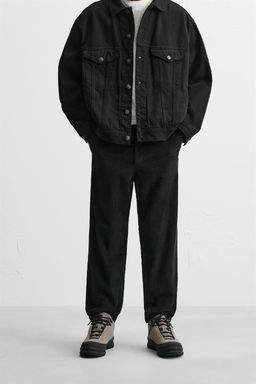 CARROT FIT CORDUROY TROUSERS - Zara фото 2