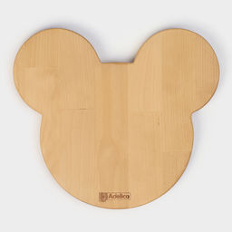 Менажница Adelica «Микки», 3 секции, 25×23×1.8 см, пропитана минеральным маслом, в подарочной коробке, дерево берёза