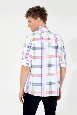 U. S. Polo Assn / -50% Мужская зеленая рубашка с длинным рукавом - U.s. polo assn фото 5
