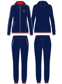 Спортивный костюм женский Yachting 15L-RR-1855 RED-N-ROCKS