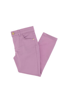 K_z _ocuk Pembe Kanvas Pantolon Sepette S_rpriz _ndirim