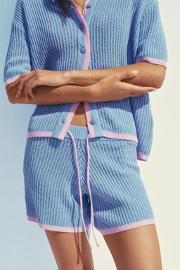 KNIT SHORTS - Zara фото 11