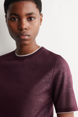 CAMISETA DE PUNTO COMBINADA - H&m фото 7