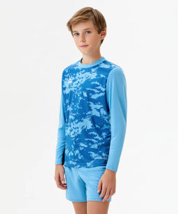 Свитер вратарский JOGEL PerFormDRY SPLASH GK Jersey, голубой  фото 9