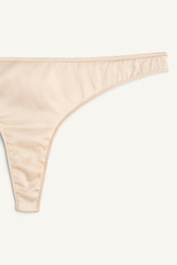 TANGA SEDA MINIMAL LIMITED EDITION / Rosa pastel - Zara фото 3