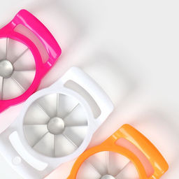 Цена за 2 шт. Яблокорезка с ручками Доляна, d=11 см, цвет МИКС  фото 4