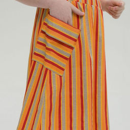 PELICAN, юбка для девочек, Оранжевый  фото 5