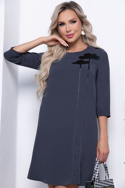 Платье Мэйси (графит) П7145 - Lt collection фото 14