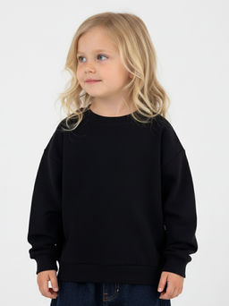 Свитшот с аппликацией 22-0533 черный|красный - Mini maxi фото 20