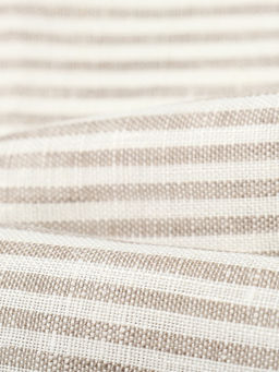 Дорожка на стол «Этель» Straightforward, 40×146 см, лён 100%, плотность 180 г/м², белая/серая