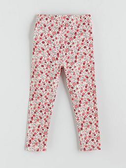 ?i?ek Bask?l? K?z ?ocuk Tayt