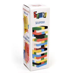 Настольная игра на баланс «Падающая башня», 54 бруска