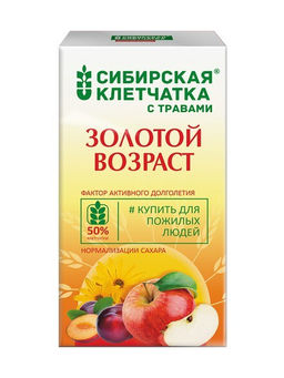 "Золотой возраст" Клетчатка сибирская с добавками, кор. 150 г