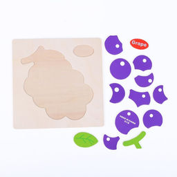 Рамки - вкладыши «Овощи, ягоды, фрукты» 15×15×0.5 см, МИКС