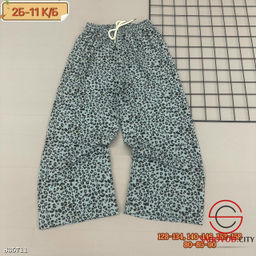 Штаны для девочки с принтом
