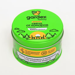 Свеча репеллентная от комаров "Gardex Family", 1 шт