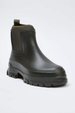 Haki Duz Kal?n Taban Kad?n Yagmur Botu TAKAW26BO00111 - Trendyolmilla фото 3