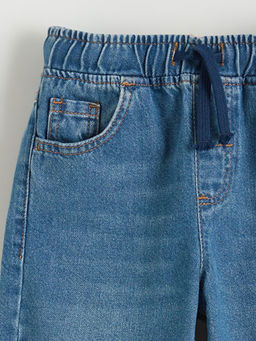 Beli Lastikli Erkek ?ocuk Jean Pantolon