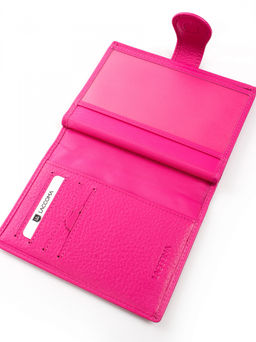 LACCOMA обложка для авто документов LA-3090-фуксия натуральная кожа  фото 4