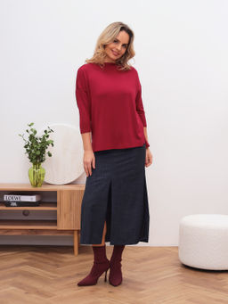 Джемпер женский T-lab TL-JP-001VI-бордо  фото 5