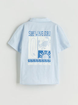 Resort Yaka Bask?l? Erkek ?ocuk G?mlek