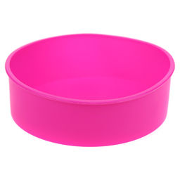 Форма силиконовая для выпекания "Вафелька" д20см h6см, цвета микс (Китай)