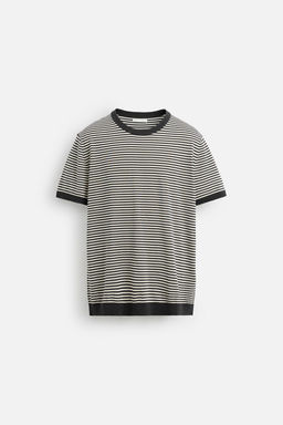 STRIPED KNIT T-SHIRT - Zara фото 6